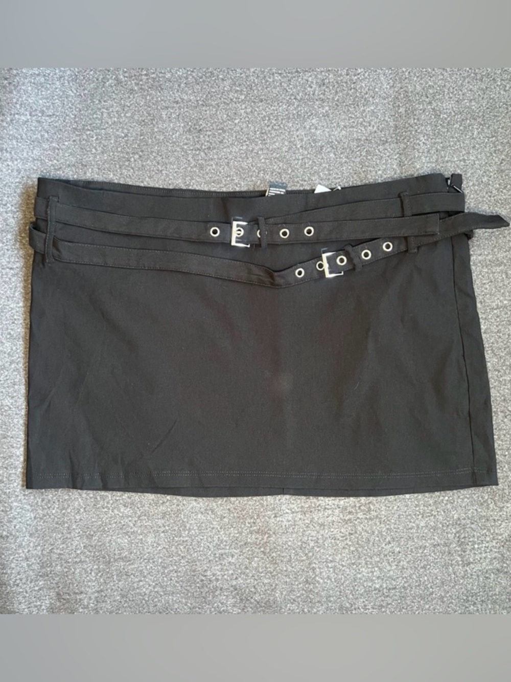 Forever 21 Double Belt Mini Skirt